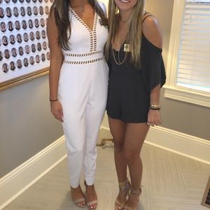 White Jumpsuit with pockets!